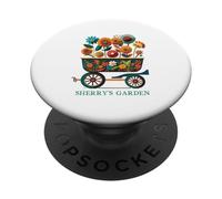 Jardín De Jerez Jardinería Plantas Flores Jerez PopSockets PopGrip Adhesivo