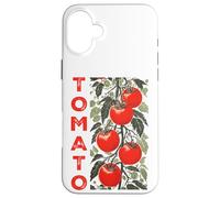 Jardín de plantas de tomate retro botánico vintage Carcasa para iPhone 16 Plus
