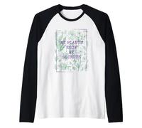 Jardín Divertido Mis Plantas conocen mis Secretos Jardinería Camiseta Manga Raglan