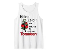 Jardín Divertido No Hay Tiempo Tomates Camiseta sin Mangas