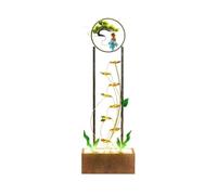 Jardin Fuente de Agua Decorativa en Cascada de Varios Niveles, Estilo Vintage, Ideal for Decorar el Suelo de Interior y Exterior. Decoración de Patio
