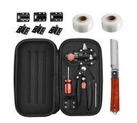 Jardín Injerto Kit, Profesional Tijeras Injertar para Planta Flores Árboles Frutales Ramas, Podadora Cortar Tijeras Jardinería Herramienta de Injertar, Garden Grafting Tool Kit