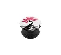 Jardín japonés Sakura Japón Monte Fuji Cherry Blossom Tree PopSockets PopGrip Adhesivo