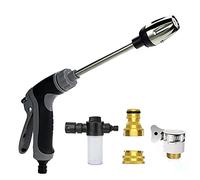 Jardín Multi Spray Pistola de riego Manguera Spray Lavadora de alta presión Pistola de agua Manguera de jardín Boquilla Spray for agua Espuma Olla Lavado de autos Rociador Herramienta de limpieza ( Co