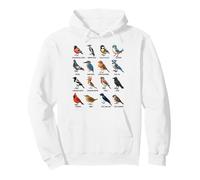 Jardín Pájaros Ornitología Naturaleza Educativo Niños Niñas Niños Sudadera con Capucha