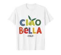 Jardín para el Patrimonio Cultural Italiano Ciao Bella Italia Lover Camiseta