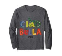 Jardín para el Patrimonio Cultural Italiano Ciao Bella Italia Lover Manga Larga
