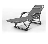 Jardín Patio Sillas plegables Sábanas Personas Oficina Sillón Sillón Almuerzo Tumbona Playa Piscina, Descanso Silla Siesta Soporte portátil para adultos 200 kg (Color: + Almohadilla de algodón marrón)