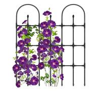 Jardín Plant Trellis - Balcony Support for Tomato Flowers | Steel with PE Coating, Pepino Stakes Frame, Ivy Clematis Climbing Aid, Backyard Vertical Strong Frame for Outdoor Plant Growth