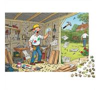 Jardín Shed DIY Desastre Puzzle De Madera Impermeable DIY Puzzles De 1000 Piezas para Adultos Colorido Rompecabezas para Decoración del Hogar