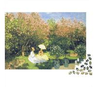 Jardín Tarde Soleada Puzzle de 1000 Piezas Papel para Adultos Escena de Patio Elegante Relajación Concentración Familiar Decoración Regalo Festivo 52x38cm/1000pcs