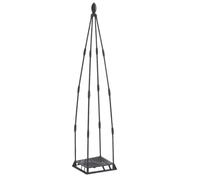 Jardín Trellis for Climbing Plants, Metal Frame Support Tower, Rustproof Vertical Plant Rack for Rose Pecumber Flower Growth in Patio Balcony Yard Greenhouse al aire libre