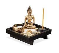 Jardin zen decoración feng shui 2 piezas negro jardín zen japonés 350 g
