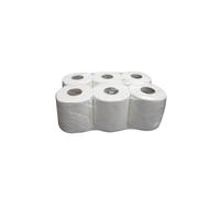 JARDIN202 - Bobinas de Papel Industrial de Doble Capa | Pack de 2 (215m) y 6 (70m) Unidades | Alta Absorción | Pack 6 uds -