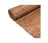 JARDIN202 - Cerramiento Corteza de Pino Natural | Cerramiento Rústico de Pino Alta Resistencia, Ocultacion y Privacidad para Jardin, Vallas, Terrazas y Balcones | Rollo: 1'50 x 5 metros