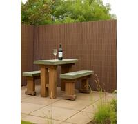 JARDIN202 - Cerramiento de Mimbre Natural Ecológico 80% Ocultación | Valla de Ocultación Decorativa Resistente | Rollo: 1 x 3 metros -