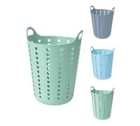 JARDIN202 - Cesto Ropa Sucia 60L y 26L con Agujeros Triangulares | Cesta Colada Moderna | Gris, Azul o Verde | 60 litros (Verde)