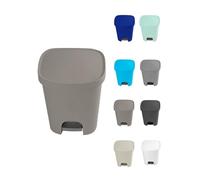 Cubo basura plástico Apertura con pedal 25 Litros | Cubo reciclar Mate 35x30x42 cm