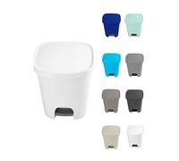 Cubo basura plástico Apertura con pedal 25 Litros | Cubo reciclar Mate 35x30x42 cm