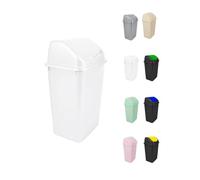 Cubo de Basura con Tapadera Basculante - 15L / 25L / 30L / 50L - Papelera Ideal para Cocina, Baño y Oficina