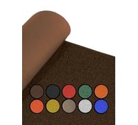 JARDIN202 - Felpudo de Rizos PVC Vinílico | Gran resistencia y calidad | Perfecto para entradas y recepciones | 1,22 x 2 m (Marrón con base)