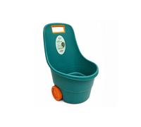 JARDIN202 - JARDIN202 - Carrito Multiusos de 68 litros Verde/Naranja Jardín, Recolección y Transporte, PVC de Alta Resistencia | 68 litros