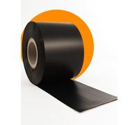 JARDIN202 - Manguera Plana de Riego Plastocanal Negra | 1500 Galgas | Polietileno Resistente para Trasvase de Agua sin Presión | Riego Agrícola y Drenaje | Rollo 100 Metros | 100mm