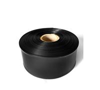 JARDIN202 - Manguera plana PLASTOCANAL | 2000 Galgas | Negra | Rollo 100 metros (100 mm)