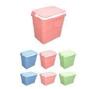 JARDIN202 - Nevera Portátil Rígida - Nevera Térmica con Asa para Camping, Barbacoa y Viaje | 24 L (Rosa)