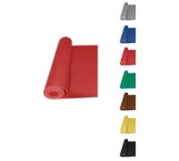 JARDIN202 - Pavimento de círculos | Suelo de Caucho | Colorfull | Rollo de la Medida seleccionada | Rollo: 1x10 Metros (Rojo)