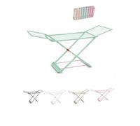 Jardin202 - Tendedero Plegable de Resina con Alas, 20m | Incluye 20 Pinzas | Tendal con Alas Plegable de 180x108 cm | Resistente al Sol | Plegable (Verde)