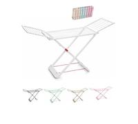 Jardin202 - Tendedero Plegable de Resina con Alas, 20m | Incluye 20 Pinzas | Tendal con Alas Plegable de 180x108 cm | Resistente al Sol | Plegable (Blanco)