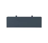 Jardinera achtkarspelen colgante acero 50x12x15cm - antracita [en.casa]