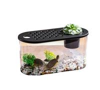 Jardinera acuapónica transparente con diseño de peces, tortugas, ecológicas, para decoración de mesa de acuarios