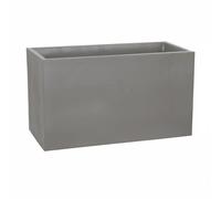 Jardinera auto riego rectangular de polipropileno eda murete 99.5 x 60 cm gris