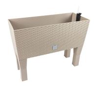 Jardinera c/ patas mod. rato jh 600. c/autorriego 60x25x46cm. blanco