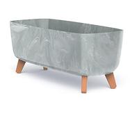 Jardinera con patas GRACIA CASE BETON EFFECT Hormigón, 58x24x23,5 cm