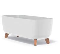 Jardinera con Patas Gracia Case Blanco, 58x24x23,5 cm