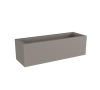 Jardinera de polietileno newgarden 100 x 40 cm marrón