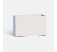 Jardinera Flowerpot De Resina Rectangular 80x35 CM Hielo