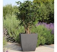 EDA Diva Basalto - Macetero (43,5 x 43,5 x 44,2 cm), color gris