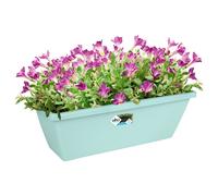 Jardinera exterior Barcelona menta 40x16x19cm 8L plantas