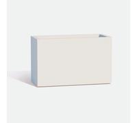 Jardinera Flowerpot De Resina Rectangular 80x35 CM Hielo