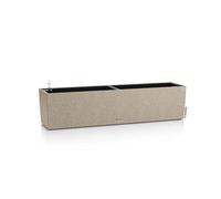 Jardinera LECHUZA Balconera Stone 80 All-in-one Beige 5 L Agua 12 L Sustrato