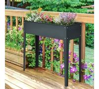 Jardinera para plantas elevada color Gris Oscuro