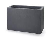 Jardinera Rectangular Antracita 100x40 CM h 40 mod. Schio Cassa