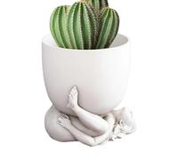 Jardineras Art Body, jardineras para arte corporal, macetas para plantas, macetas de suculentas ligeras, maceta de cactus de resina, soporte estético para bonsáis suculentos, decoración de mesa para