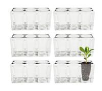 Jardineras De Plántulas - 6 Piezas Reutilizable Jardín Jardinero,Set De Inicio De Plántulas Jardín Jardín | Para Interior Y Exterior Jardín Y Patio TraseroBalcón Invernadero Verduras Y