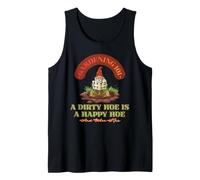 Jardinería 101 Una azada Sucia es Feliz y Otros Consejos Gnomo Fun Camiseta sin Mangas