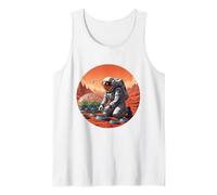 Jardinería de astronautas en Marte: Arte de Ciencia ficción Camiseta sin Mangas